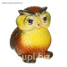 Копилка "Умная сова" глянец, микс