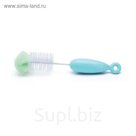 Ёршик  для бутылочек Suavinex, от 0 мес., голубой