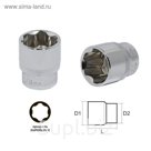 Головка торцевая MASTER, 18 мм, 3/8", профиль SUPERLOCK