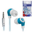 Наушники DEFENDER Trendy 702, проводные, 1,1 м, вкладыши, белые с голубым