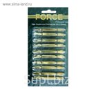 Набор вставок FORCE F-2101L, PH2 1/4" двусторонние, удлинённые, на блистере, 10 предметов