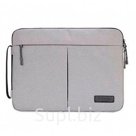 Серый чехол-сумка для Macbook Pro 15" Jack Spark Tissue Series