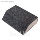 Губка угловая EUROTEX  для шлифования средняя жесткость 100x70x25 мм Р60 (№25)