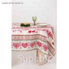 Скатерть "Доляна" НГ Деревня 110х150 см, 100% хлопок, рогожка, 164 г/м²