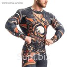 Рашгард с длинным рукавом, Dragon, цвет желтый, 3XL