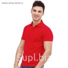 Рубашка-поло мужская StanUniform, размер 46, цвет красный 185 г/м 04U