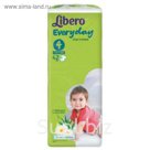 Подгузники детские Libero Every Day Maxi, 7 - 18 кг, 42 шт