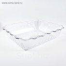 Салатник 4 л, прозрачный