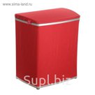 Корзина для белья, цвет красный