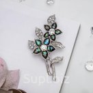 Брошь Галиотис цветы