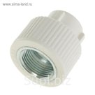 Муфта комбинированная Fora, полипропиленовая, 20 мм x 3/4", внутренняя резьба