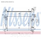 Радиатор системы охлаждения NISSENS 646321