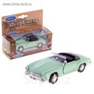 Машина винтажная Mercedes Benz 190SL, масштаб 1:34-39, цвета МИКС