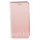 Розовый чехол для Samsung Galaxy J7 (2017) Clear View 