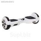 Гироскутер, диаметр колёс 6.5", цвет белый