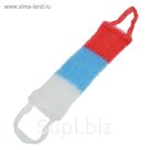 Мочалка 12х45 см "Флаг"