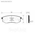 Колодки тормозные  HI-Q SP1054R