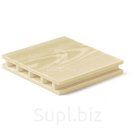 Террасная доска DeckLine Premium (Слоновая кость, Тиснение)