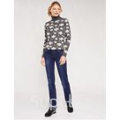 Джинсы женские прямые MR1038H-368 DARK BLUE размеры 26-31