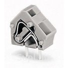 236-501 Клемма WAGО/ВАГО 1-проводная 2 вывода под пайку / Шаг 7.5/7.62 мм