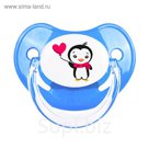 Пустышка анатомическая Penguins, силикон, возраст от 6-18 месяцев, цвет МИКС