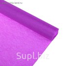 Бумага крепированная 50*250см, 32 г/м2, сиреневая, в рулоне