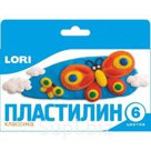 Пластилин классика 6 цв. LORI