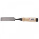 Долото-Стамеска, плоская, 25 мм, деревянная рукоятка "Арефино". Россия