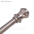 Карниз для ванной комнаты, цвет хром