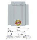 Металлический штакетник (евроштакетник) узкий 85мм Оцинкованный