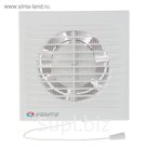 Вентилятор "ВЕНТС" 100 СВТ, d=100 мм, 220-240 В, выключатель, с таймером, цвет белый