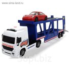 Игрушка "Трейлер автовоз" с машинкой Porsche, 1:43, 38 см