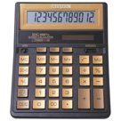 Калькулятор CITIZEN настольный, SDC-888TIIGE Gold, 12 разрядов, двойное питание, 203?158 мм, золотой