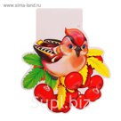 Мини-открытка "Птичка на рябине"