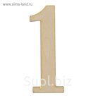 Заготовка для творчества цифра 1, высота 10 см