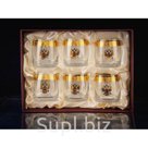 Набор стаканов для виски с гербом РФ 6шт