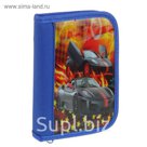 Пенал 1отд с наполнением с вкладышем глянец Машина (6цв кар+1руч+1кар+лин+точ+ласт+6флом)