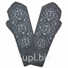 Варежки женские М02 цвет серый р р 18