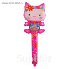 Шар полимерный 24" Shake "Кошечка в цветах", бита