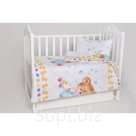 Постельное бельё в кроватку Мишка с уточкой