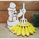 Салфетница Снеговик