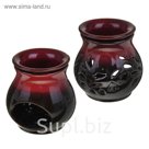 Аромалампа "Резной узор", цвет коричневый