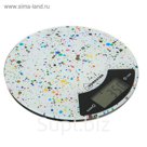 Весы кухонные электронные HOMESTAR HS-3007, до 7 кг, стекло мраморные