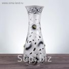 Ваза "Осень" Резка белая