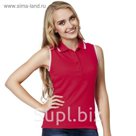 Безрукавка-поло женская StanHot, размер 48, цвет красный 185 г/м 04HW