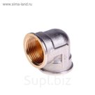Уголок JIF, внутренняя резьба 1", никелированный