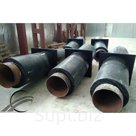 Неподвижные опоры ППУ в ПЭ оболочке