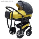 Коляска FUTURO  (Polmobil) 05 графит-желтый