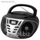 Аудиомагнитола BBK BX193U, 2 Вт, CD, CDRW, MP3, FM(dig), USB, черная/серая