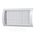 Данный вид решетки устанавливается в спирально навивные и прочие воздуховоды круглой формы. Принимает форму воздуховода. Полностью сделана из алюминия.